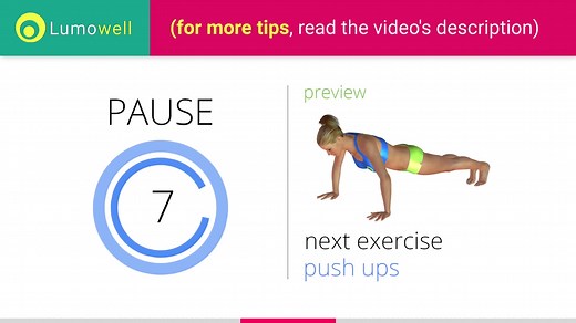 科学健身7分钟运动塑全身 (HIIT) 7 Minute Workout - Scientific Full Body Toning