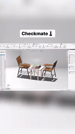 Because who else would design chess pieces with safety helmets? 🤷🏻‍♀️ Kudos to @omarsolimanofficial for this creative work on @solidworks. #3DEXPERIENCE #SOLIDWORKS #chess #boardgames #3ddesign #3dmodeling | Dassault Systèmes
