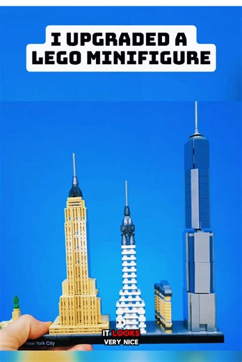 I upgraded a LEGO Minifigures | Part 1 video by Mr.Brick #lego #legotiktok #legobuild #legobuilding