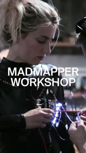 Wear is My Led #garagecube #madmapper #workshop