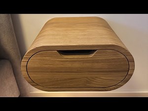 How I Built a Floating Nightstand From Oak!