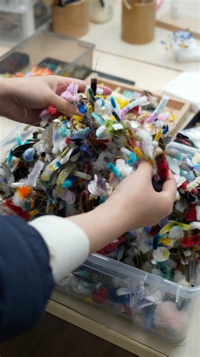 Made from rescued silk strips,each butterfly is completely unique #ronghua #sustainablecrafts