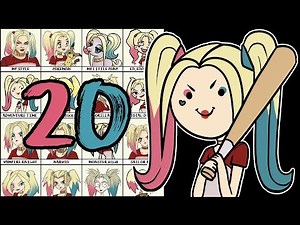 20 ART STYLES CHALLENGE!!! | Harley Quinn