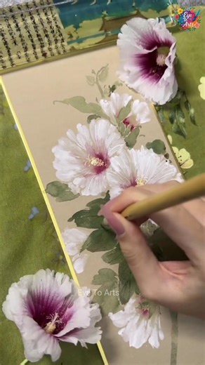 Mesmerizing Realistic Hibiscus Painting 🌸 | Watercolor Flower Art Tutorial #shorts #art #painting