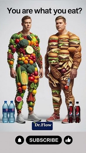 You Are What You Eat?” — A Visual Truth 🧠