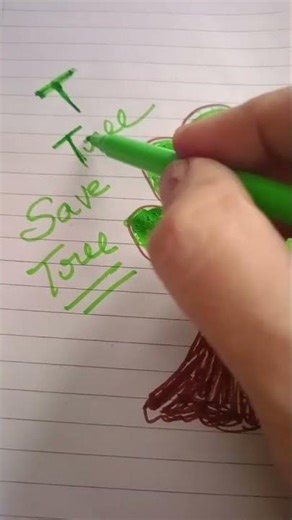 Save Tree save Life Tree #drawing #shortvideo #shortvideo