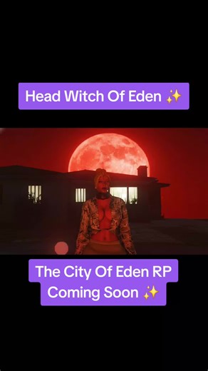 In The City Of Eden...there are witches and vampires that live amongst the mortals✨️. Wensdai happens to be the leader of the witches. Well balanced in light and dark magic...she does the best she can to keep the balance within the witches. Will she keep order or will there be chaos🤔? Stay tuned👽🥀. #TheCityOfEdenRP #fivemrp #gta5rp #gta5 #blackwitchtok