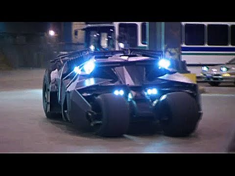 Stunts and car chase on Batmobile 'Batman: Begins' Behind The Scenes