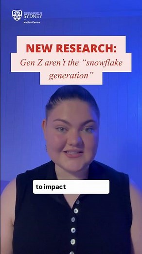 Not a 'snowflake' generation - New Research on youth mental health