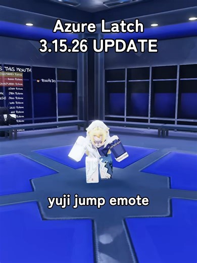 BTW YUJI JUMP IS NOT ROBUX, isagi dubbed coming in a later video, also i cant do kiyora guide until his chemical reaction comes | Azure Latch 3.15.26 Update #roblox #robloxfyp #azurelatch #bluelock