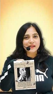 Keeping Quiet | Class 12 | CBSE Board | Quick Revision | Ace English with Manisha mam