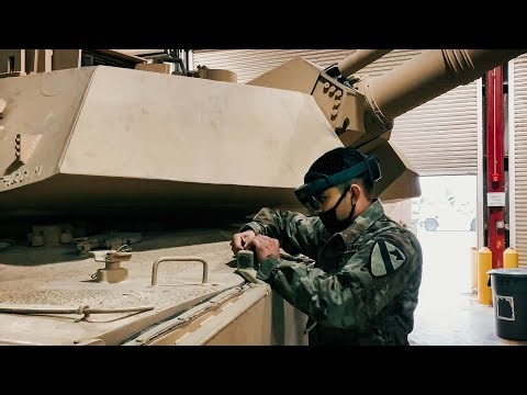 US Army Uses Augmented Reality Remote Support for Abrams Tank Inspection
