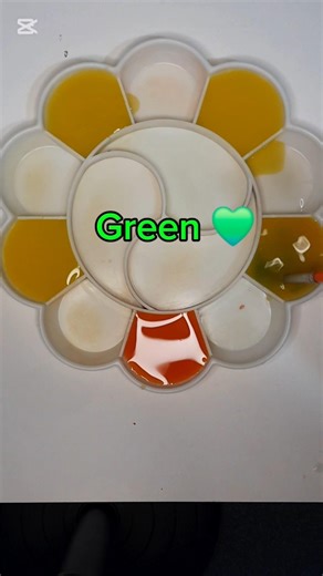 color mixing magic 💕 #art #colormixingmagic #color #painting #complementarycolors