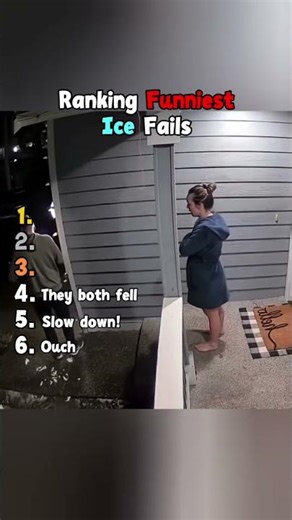Ranking the funniest ice fails! #viral #funny #shorts #fails