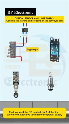 34K views · 459 reactions | OPTICAL SENSOR AND LIMIT SWITCH Controls the starting and stopping process by manual... #elecctronic #electrial #followersreels #DPElecctronicfollow | 퐃퐏 퐄퐥퐞퐜퐜퐭퐫퐨퐧퐢퐜 | Facebook