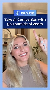 Bring Zoom AI Companion along with you to all your meetings — yes, even ones outside of Zoom ✨ With the Custom AI Companion add-on, you can now invite AI Companion to your meetings as a note-taker on other platforms like Google Meet and Microsoft Teams 📝 | Zoom