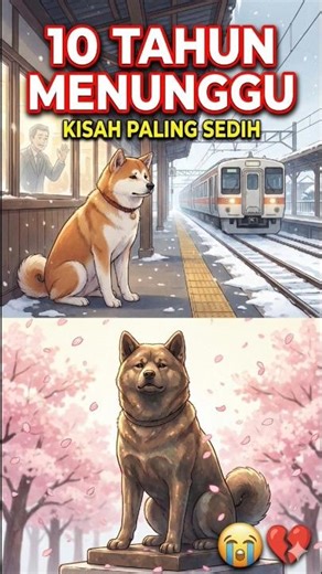Anjing ini Menunggu Tuan yang Tak Pernah Pulang selama 10 tahun😭💔