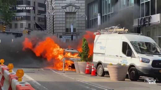 Car explodes into massive fireball