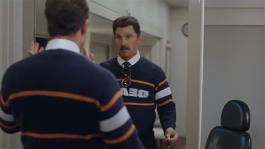 “Matthew McConaughey becomes Mike Ditka” Uber Eats Super Bowl advert 2025