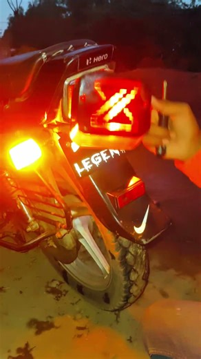 Splendor Backlight LED Bulbs Set | Ultra Bright Rear Light Upgrade | Bike Modification 🏍✨