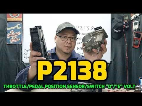 How to Fix P2138 Throttle/Pedal Position Sensor/Switch D/E Voltage Correlation