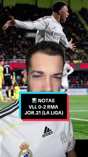 📊 Notas #villarrealcf 0-2 #realmadridfc ⚽️ Jornada 21 #laliga #deportesentiktok #greenscreen