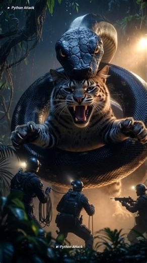 Now the cat has no way to Escape from the Python