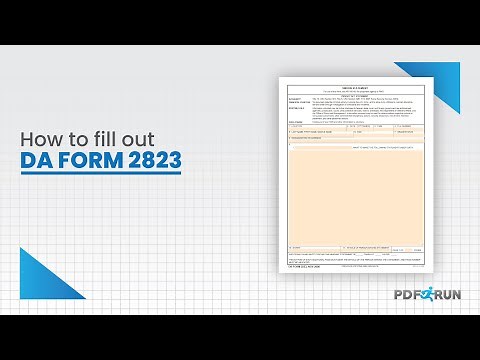 How to Fill Out DA Form 2823 (Sworn Statement) | PDFRun