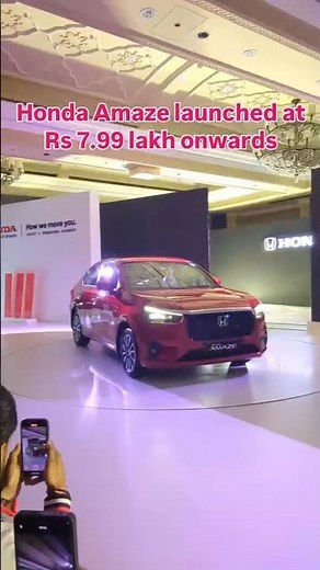 2024 Honda Amaze launched at Rs 7.99 Lakh.