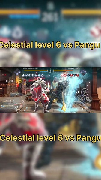 celestial level 6 vs Pangu #nekki #shadowfight3 #gaming