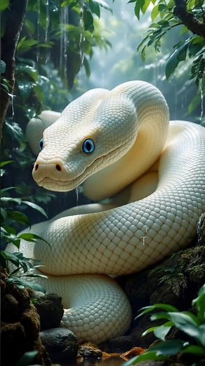 AI Snake Paradise 🐍 | Hyper-Real Green Jungle”#shortsfeed