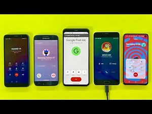 Google Pixel 4XL Calling on Samsung S7, HUAWEI Y5p, MEIZU M5, Samsung S10e | Incoming Outgoing Calls