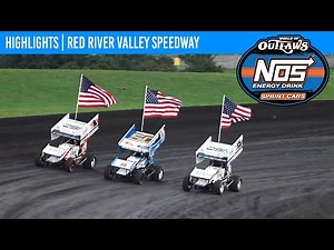 World of Outlaws NOS Energy Drink Sprint Cars | Red River Valley Speedway | Aug 24, 2024 | HIGHLIGHT