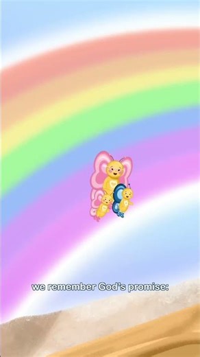 Noah's Ark: Rainbow · Animated Cartoon Bible Stories for Kids Children #shorts
