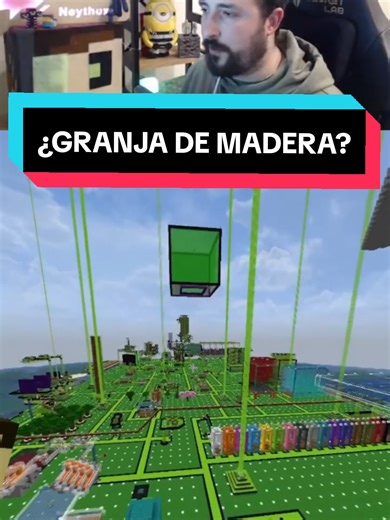 ¿Granja de Madera? #minecraft #minecrafttutorial #minecraftbuilding #minecraftmemes #gaming