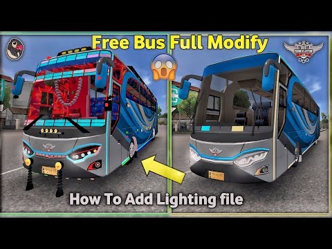 Bus Simulator Indonesia - Lighting File Lighting Ka Tareka 🚨 How To Add Bussid Lighting