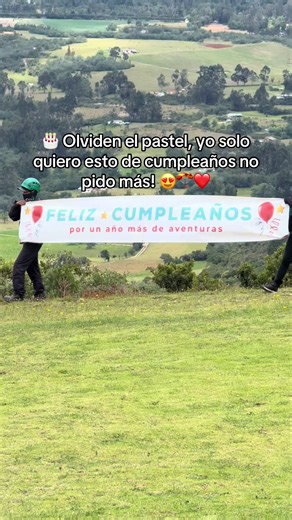 Parapente en Sopó cerca de Bogotá: planes de cumpleaños y propuestas
