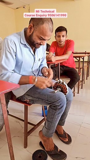 Mi Technical training center #mitechnical #repairing #technician #training #motor #winding #Mi #viralpost #shorts #shortsvideos | Mi technical