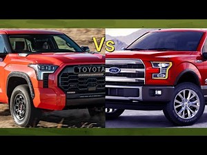 2023 Toyota Tundra Vs Ford F-150 Comparison