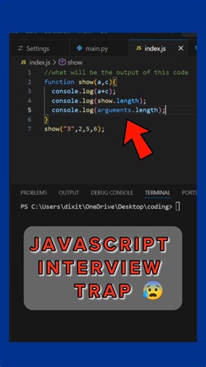 My Journey | Javascript interview Trap 😰 Please drop the output in comment box 😀 #javascripttricks #viral #reel #codingtricks #codingtips... | Instagram
