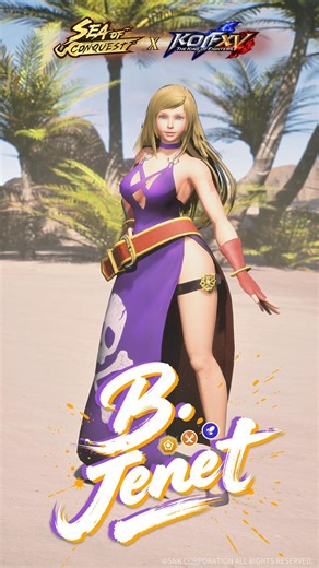 🌊 Another new hero joins the pirate crew - Meet B. Jenet! 🌊 Driven by a quest for purpose and the thrill of adventure, she sets sail into the mysterious Devil Sea, eager to embrace the unknown and prove her worth in a world that demands survival. ⚓️✨ #SeaOfConquest #KOFXV #SOCxKOFXV #SLG #pirate #gamingcommunity #collaboration #pirategame #bjenet ~~~~~~~~~~~~~~~~~~~~ 💥 Join Discord Now: http://discord.gg/seaofconquest 💥 Free to Download: https://moglobal.onelink.me/aaYs/oo9bk830 | Sea of Con