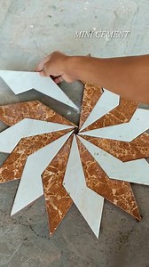 204K views · 1.3K reactions | DIY tile design motifs | Mini cement | Facebook