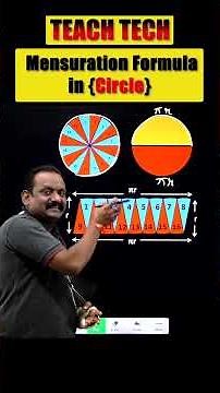 Mensuration Formula (Circle) | (πr² & 2πr) | Teach Tech