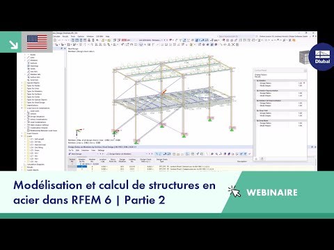 [EN] Webinaire | Modélisation et calcul de structures en acier dans RFEM 6 | Partie 2 : Combinais...