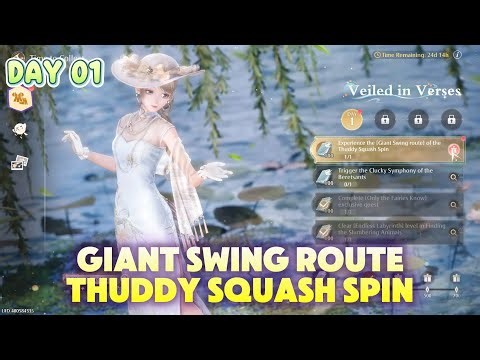 Experience the Giant Swing route of the Thuddy Squash Spin | Infinity Nikki