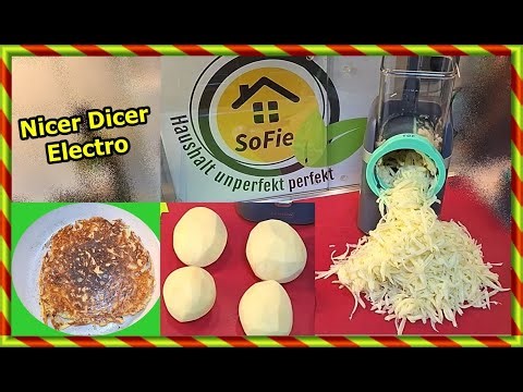 RECIPE HACK: Potato pancakes in 2 minutes with the Nicer Dicer Electro! ⚡️