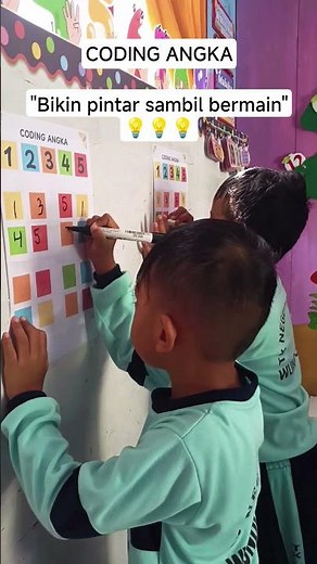 Playing Number Coding for Kindergarten Children.. #fyp #fyp #shortfyp #coding #creativeplayideas ...