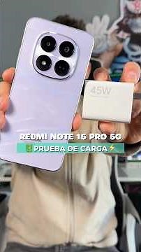 🔋 Testing the fast charging of the REDMI NOTE 15 PRO 5G ⚡️