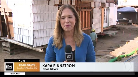 A historic home is moved to supply housing for an Eaton Fire survivor