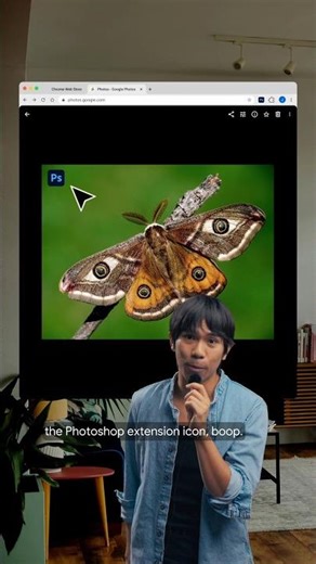 Download the Adobe ‪@Photoshop‬ extension on Chrome before October and get 6 months free access.